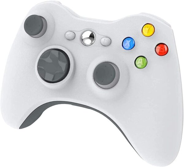 Wireless Controller for Xbox 360, YAEYE 2.4GHZ Gamepad Joystick Wireless Controller for Xbox 360 Console and PC Windows 7,8,10 (White)
